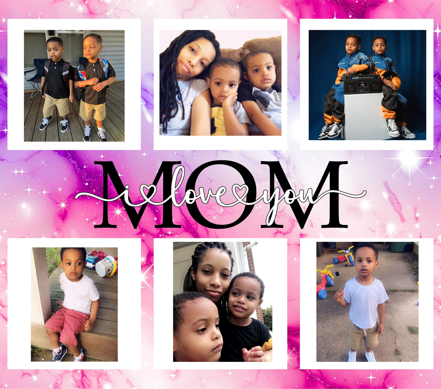 I LOVE YOU MOM Personalized Tumbler
