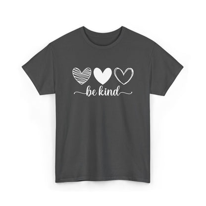 Be Kind Hearts Tee — Positive Message Graphic T-Shirt