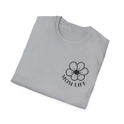 Mom Life Floral Tee — "I Used to Be Cool Now I Just Argue with Miniature Versions of Myself"