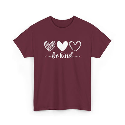 Be Kind Hearts Tee — Positive Message Graphic T-Shirt