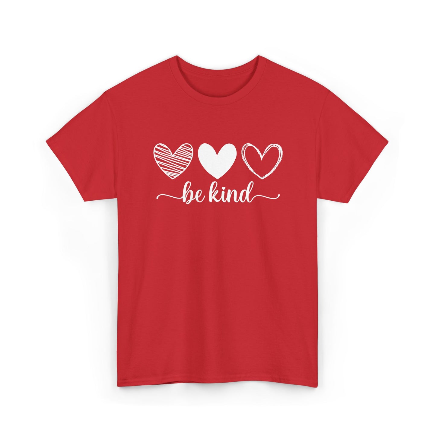 Be Kind Hearts Tee — Positive Message Graphic T-Shirt