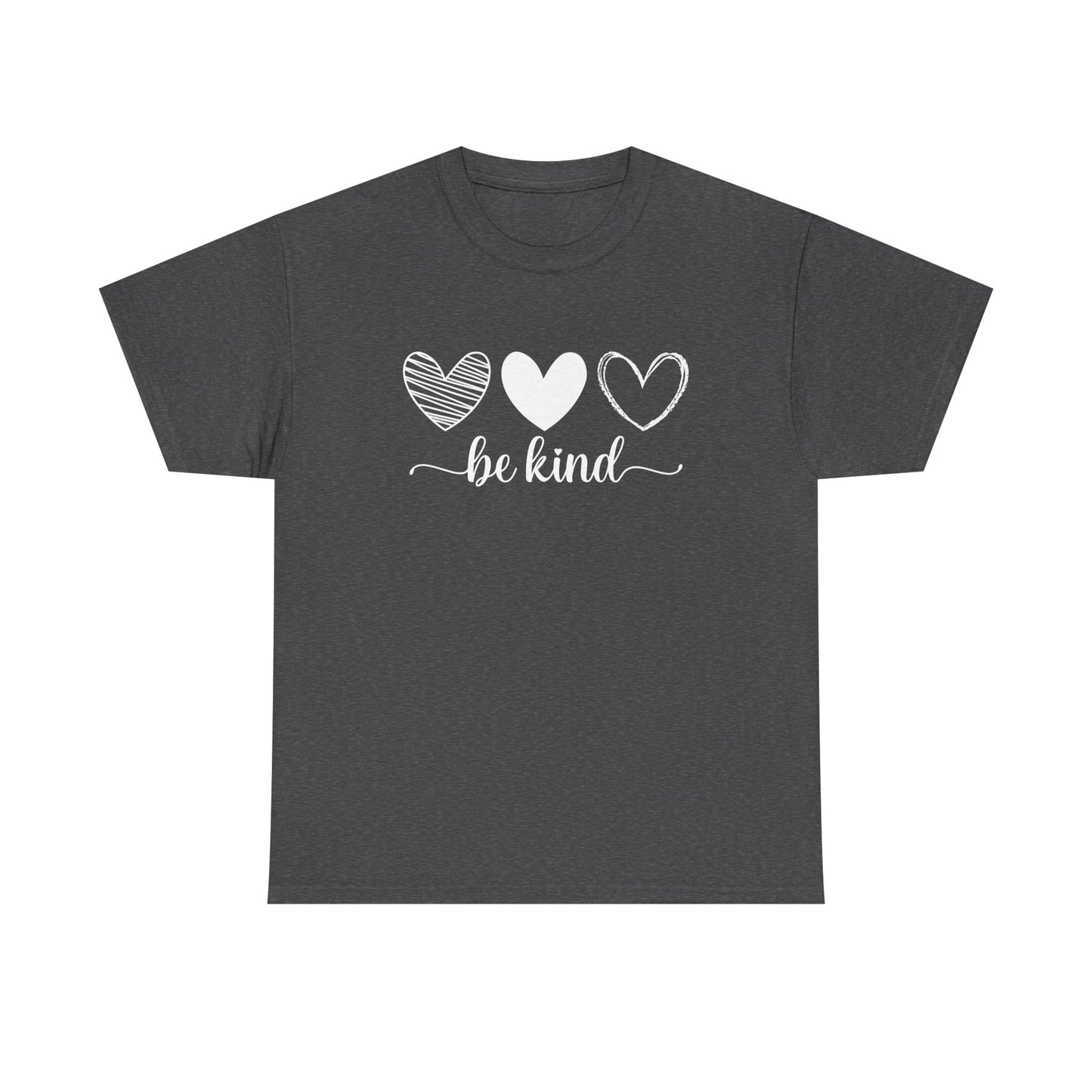Be Kind Hearts Tee — Positive Message Graphic T-Shirt