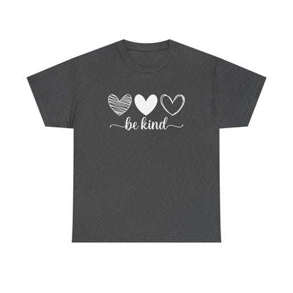 Be Kind Hearts Tee — Positive Message Graphic T-Shirt