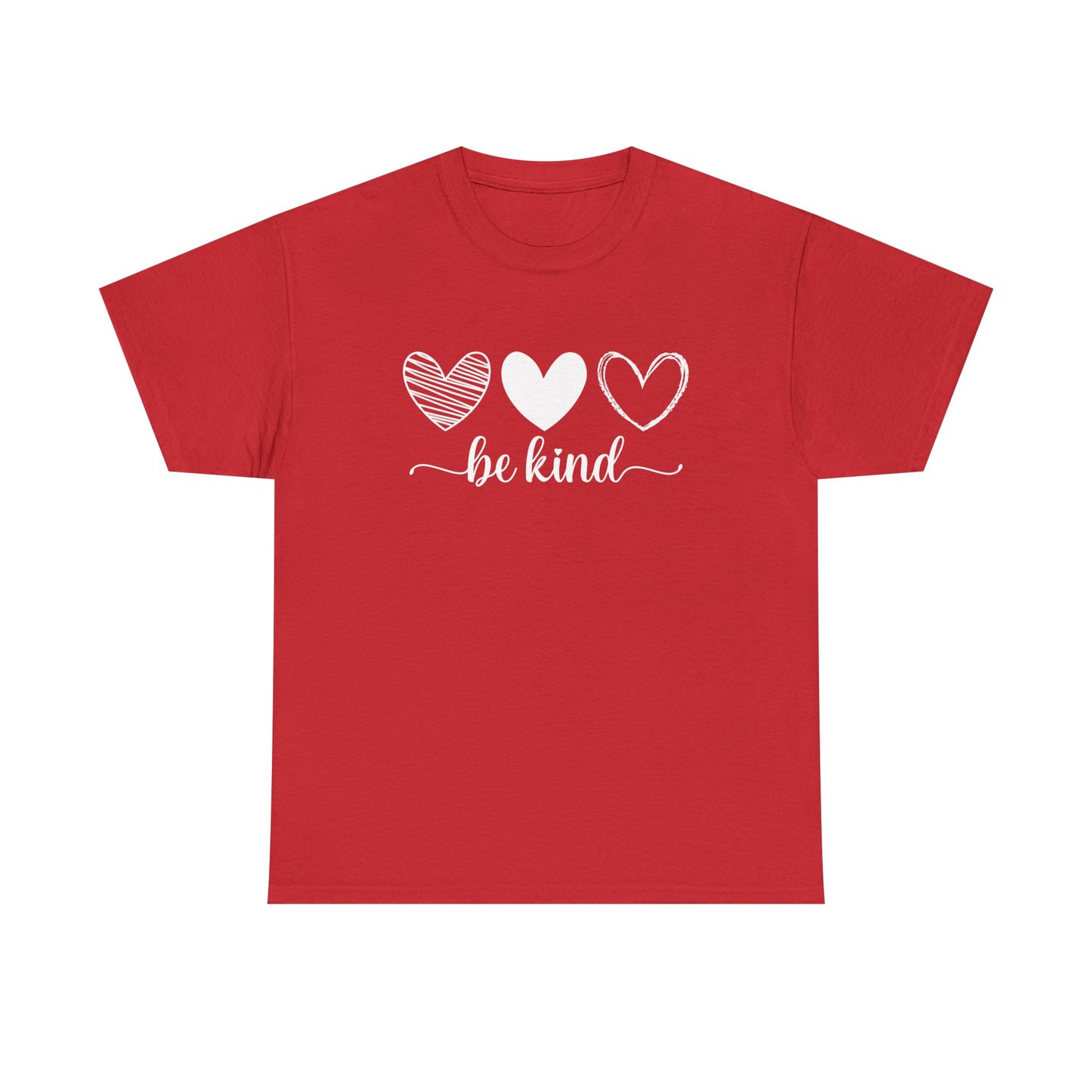Be Kind Hearts Tee — Positive Message Graphic T-Shirt