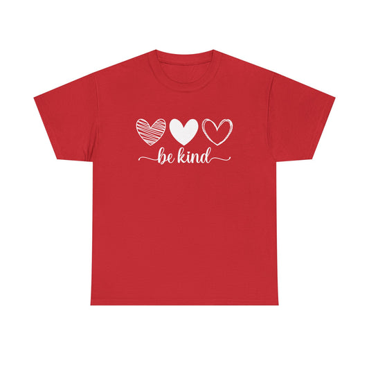 Be Kind Hearts Tee — Positive Message Graphic T-Shirt