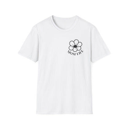 Mom Life Floral Tee — "I Used to Be Cool Now I Just Argue with Miniature Versions of Myself"