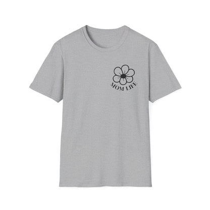 Mom Life Floral Tee — "I Used to Be Cool Now I Just Argue with Miniature Versions of Myself"