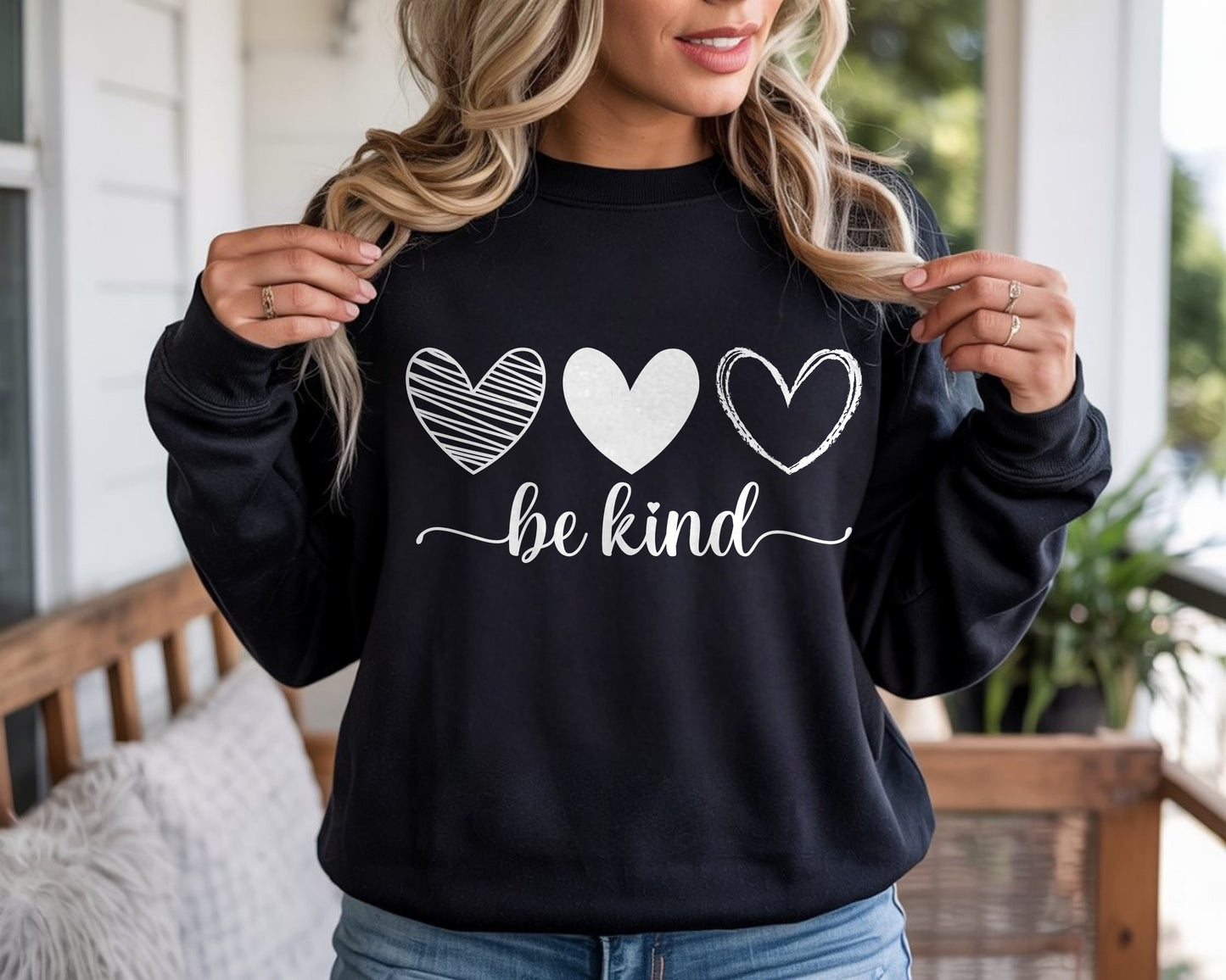 BE KIND  Heavy Blend™ Crewneck Sweatshirt
