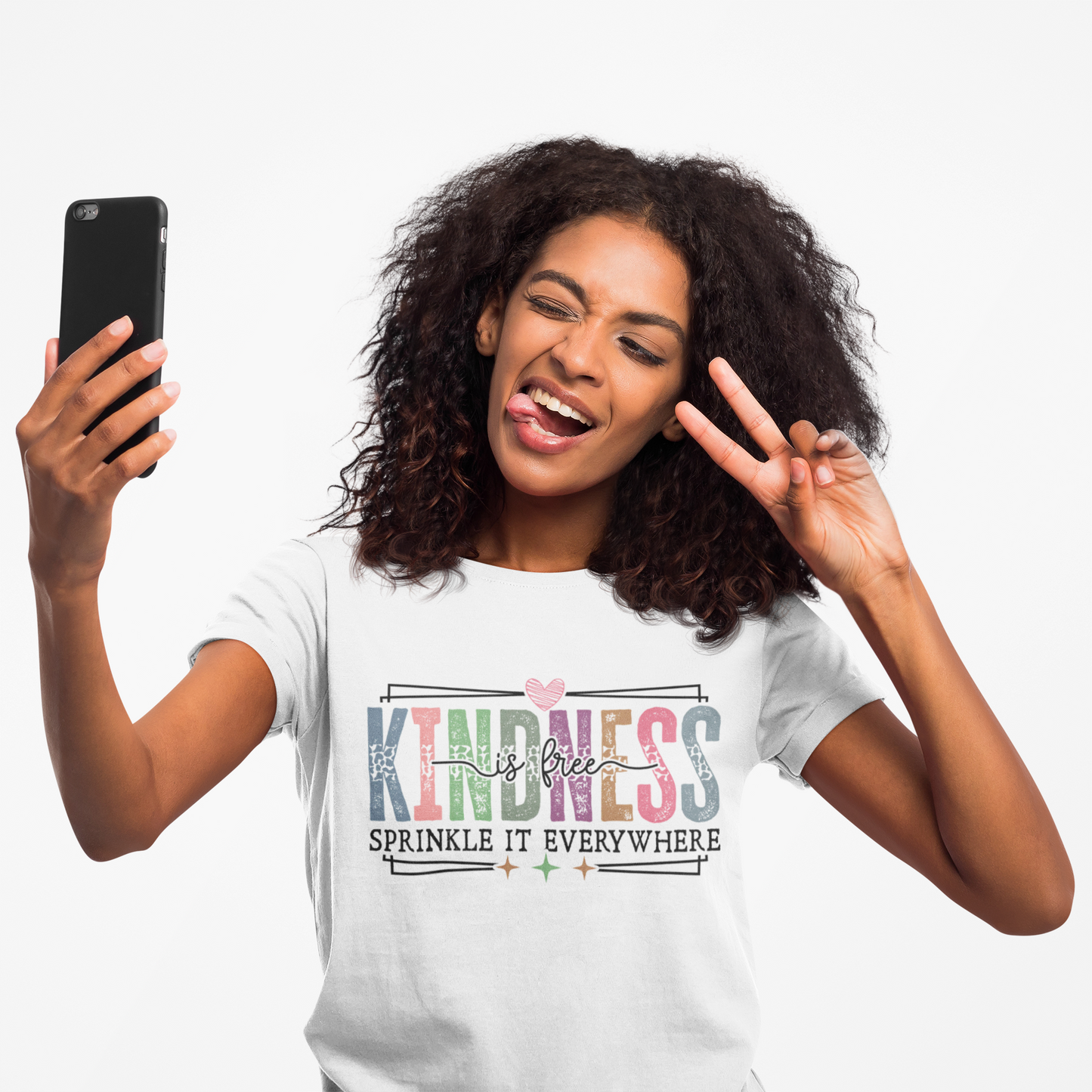 Kindness is Free Tee | Sprinkle it Everywhere | Positivity Tshirt