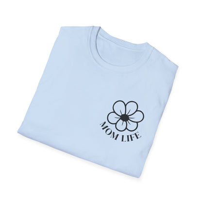 Mom Life Floral Tee — "I Used to Be Cool Now I Just Argue with Miniature Versions of Myself"