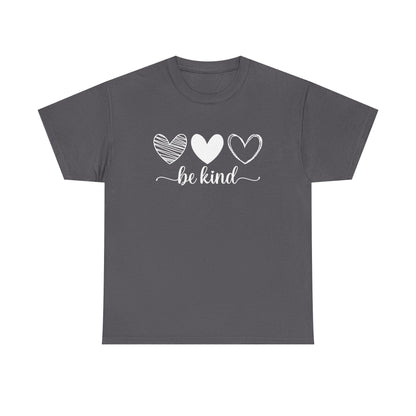 Be Kind Hearts Tee — Positive Message Graphic T-Shirt