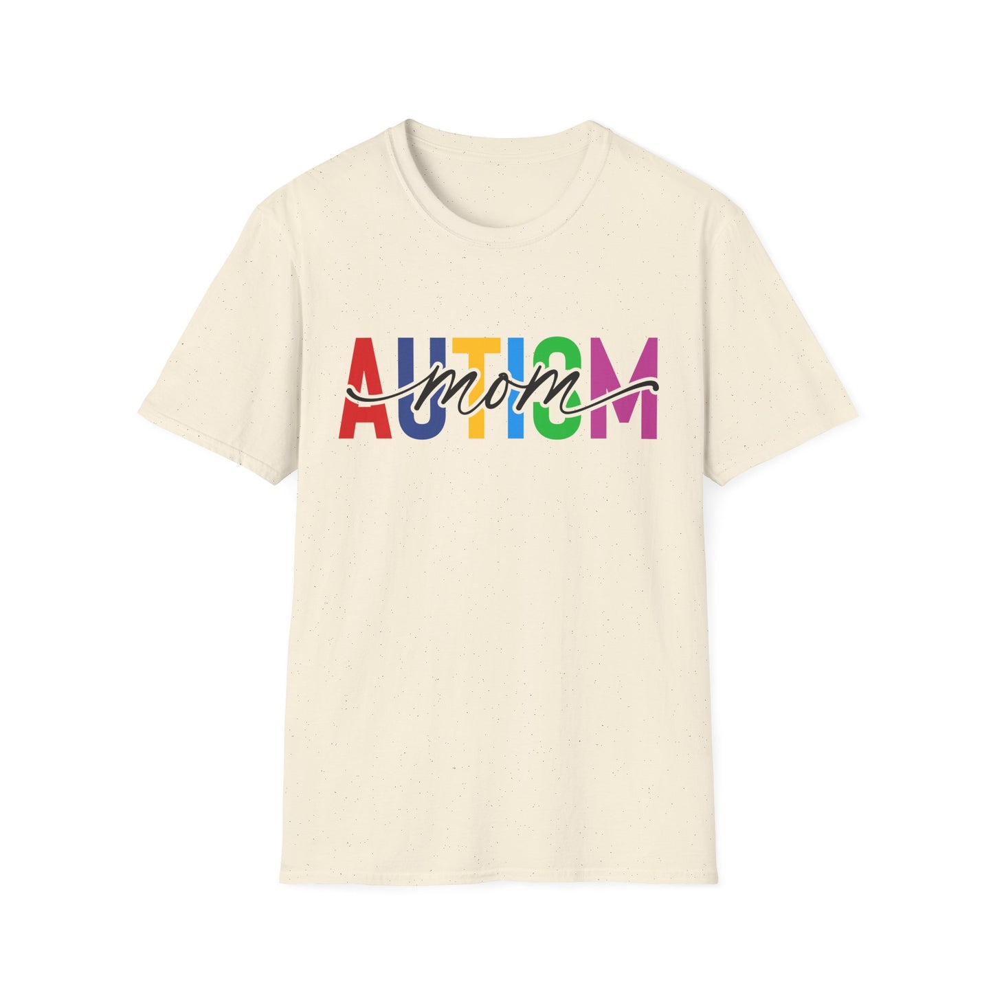 Autism Mom Rainbow Autism Awareness T-Shirt