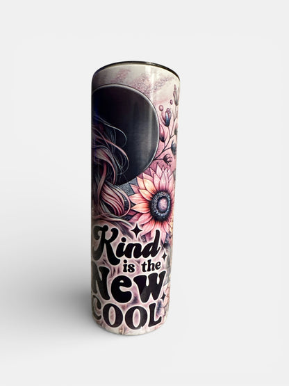 Pretty Sunflower Girl Kind is the new Cool Tumbler