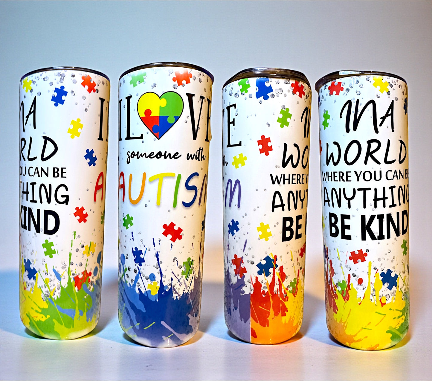 I Love Someone with AUTISM Tumbler