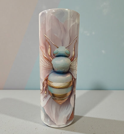 Pretty Marbled Bumble BEE Tumbler