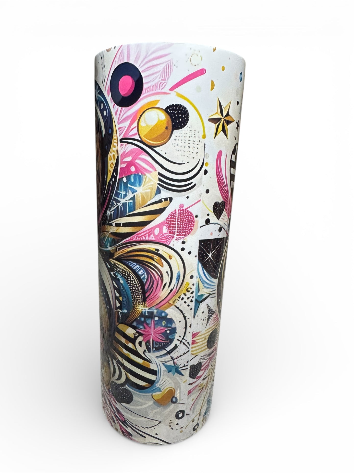 Leopard Heart Graffiti Art Tumbler