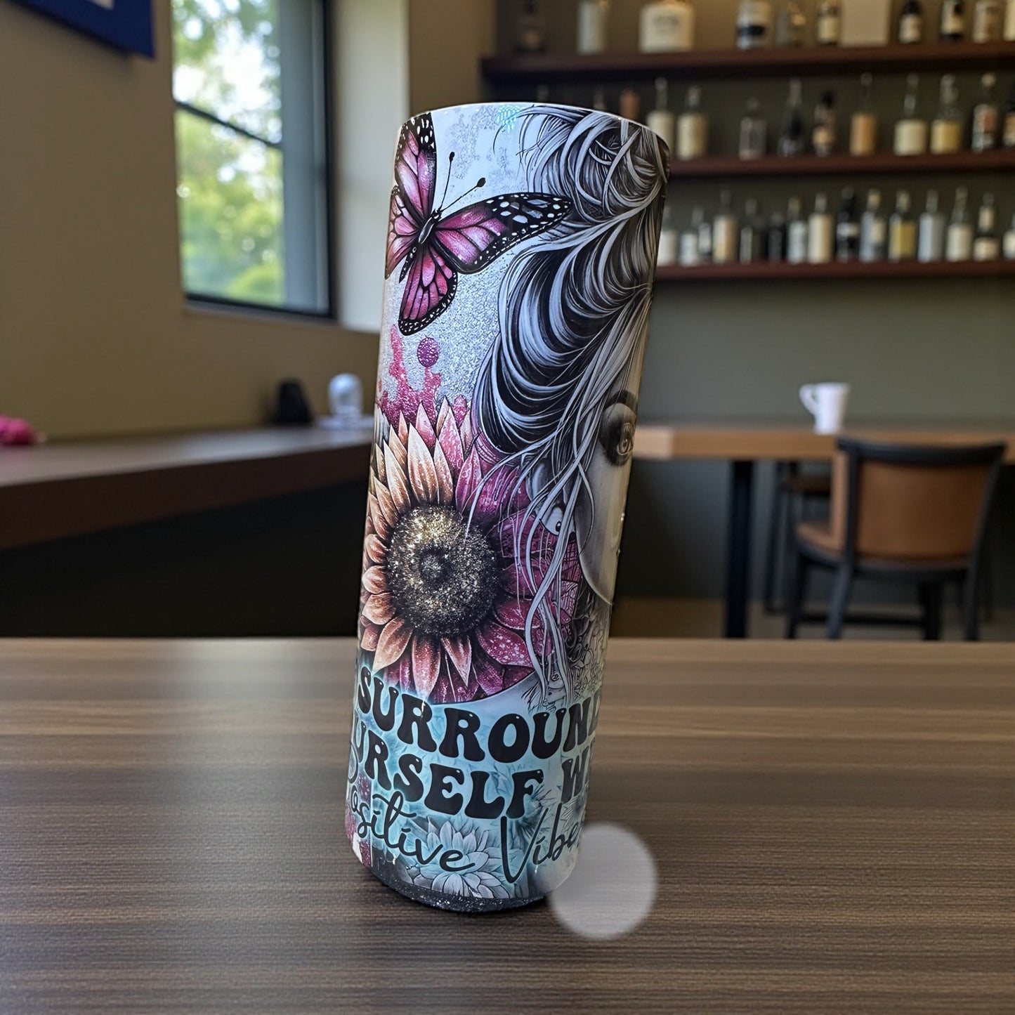 Surround Yourself with Positive Vibes Tumbler